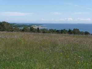 Blick von den Zickerschen Bergen Richtung Greifswalder Bodden