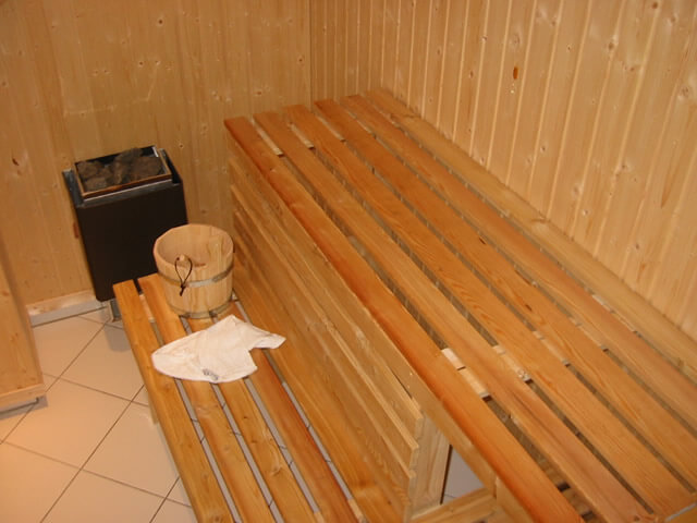 Sauna in der Remise