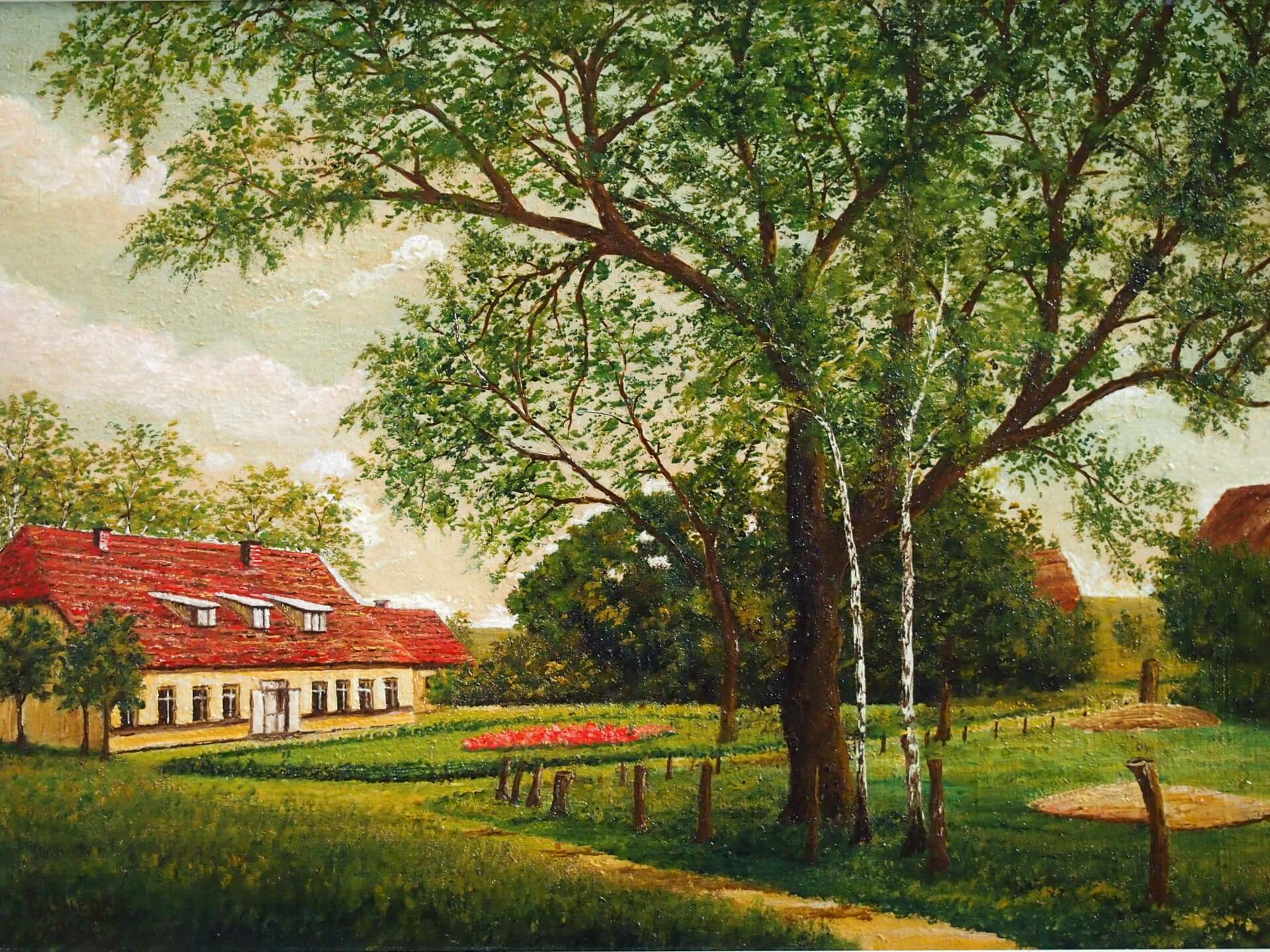 Historische Zeichnung Gut Rattelvitz Historische Zeichnung Gut Rattelvitz