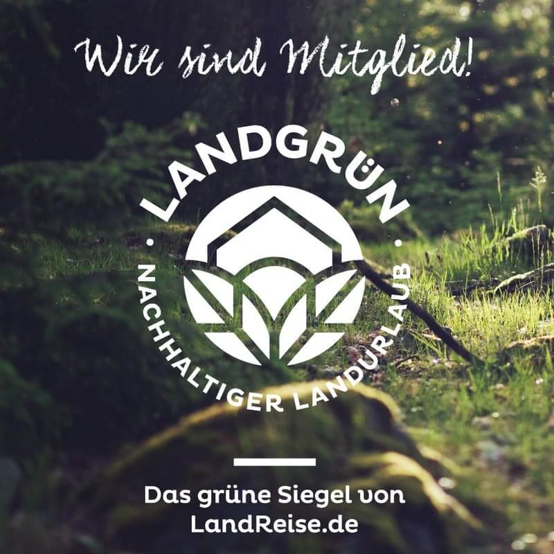 Nachhaltigkeitssiegel von Landreise.de