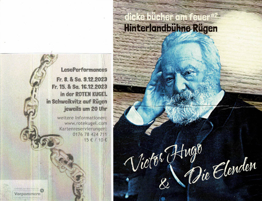 Lesung Victor Hugo Schweikwitz